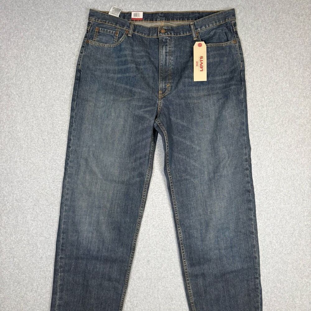Brand New Levi's Men's Big and Tall 42x36 550 Relaxed Fit Blue Jeans